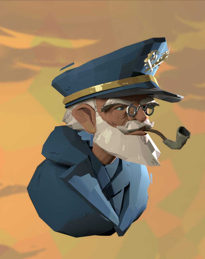 O Captain (Blender)