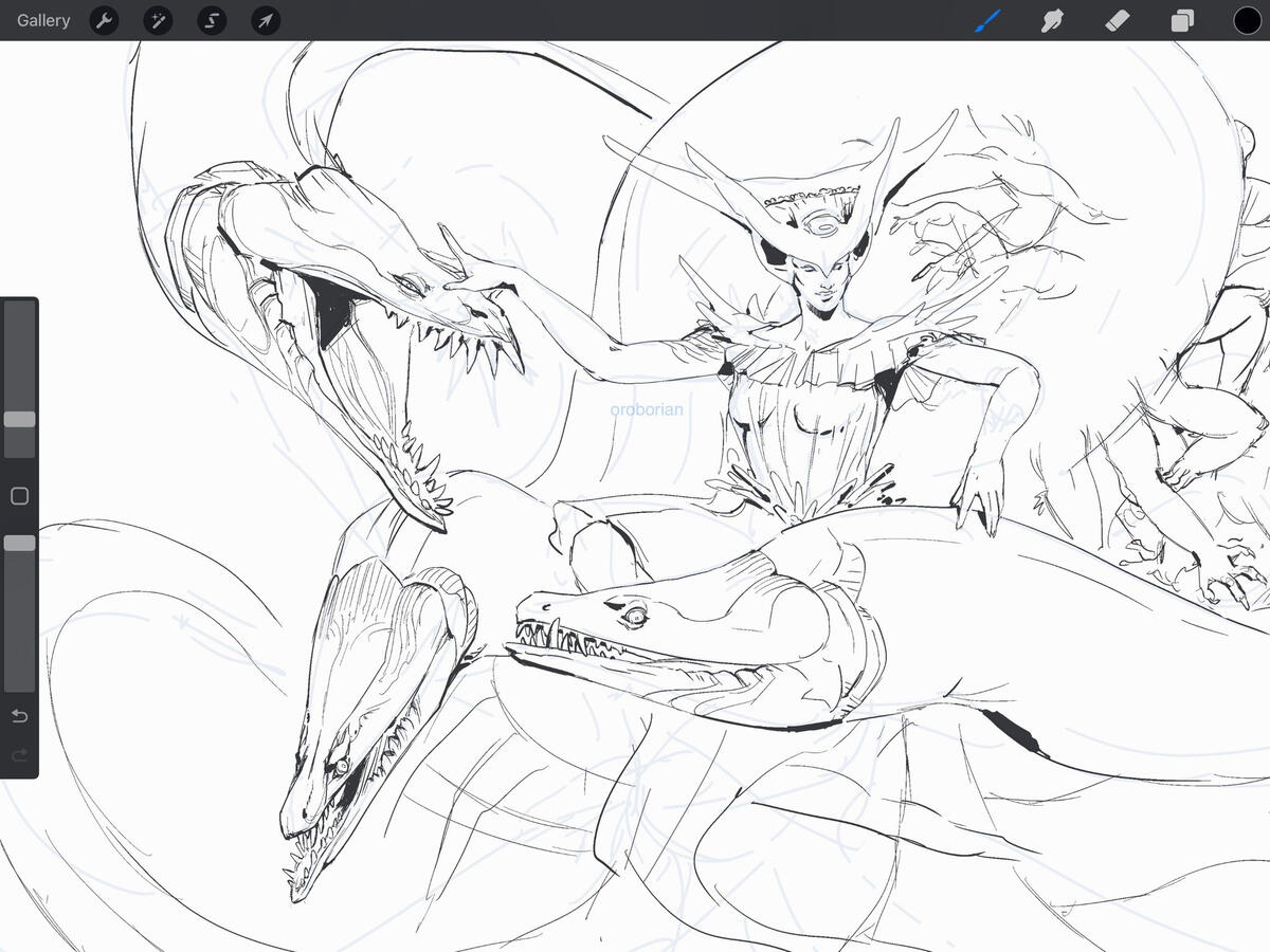 Lady of the Sea Cliff Redraw