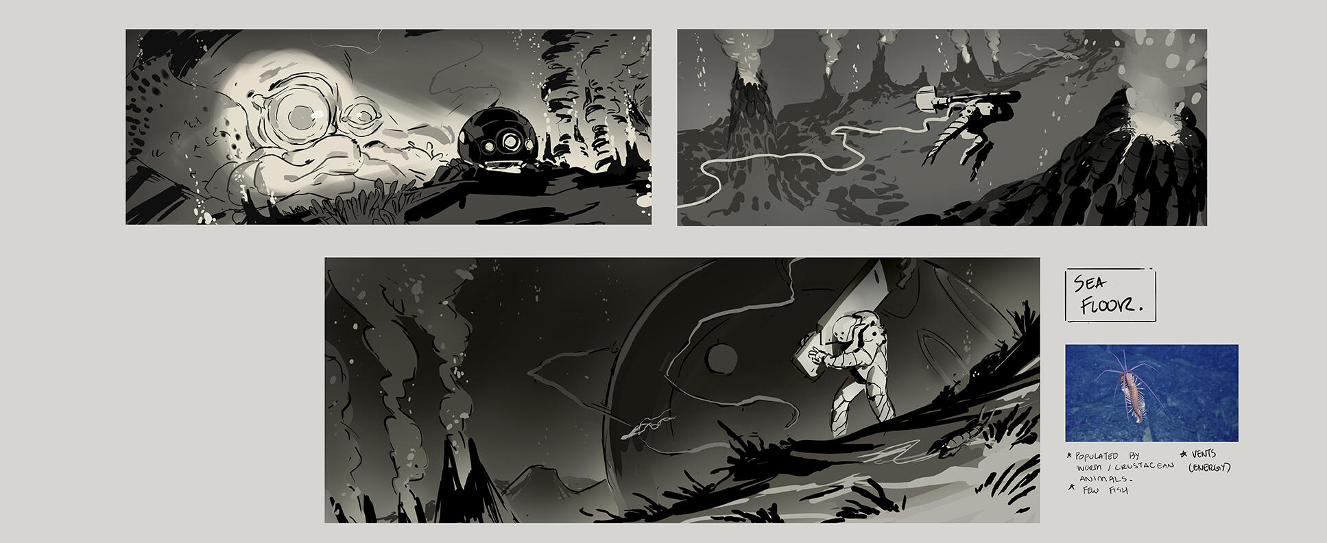 Underwater City - Sea Floor Exploration (Personal Work)