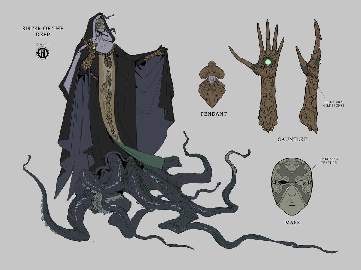 Sister of the Deep Sketches (Personal Work)