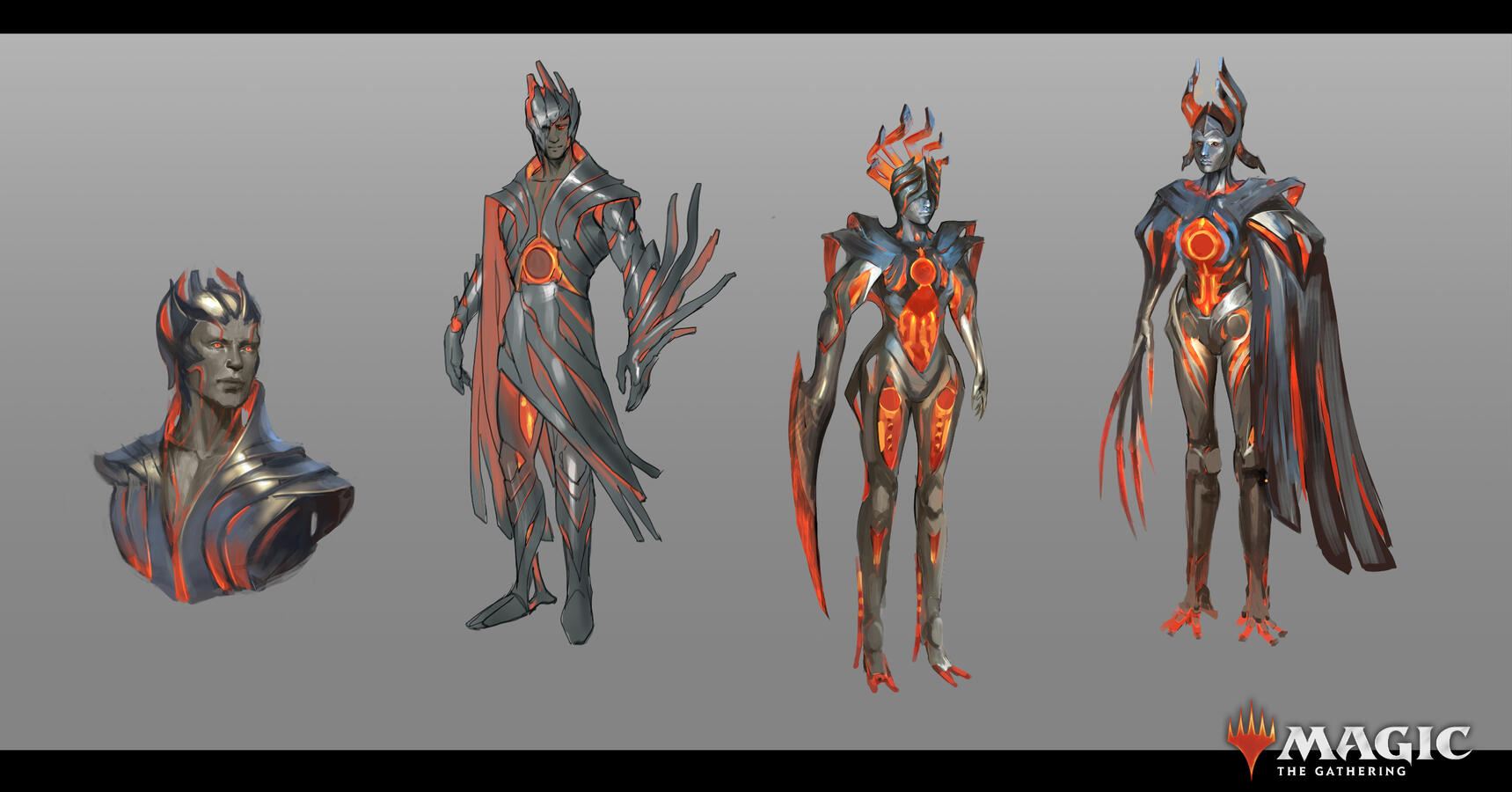 Phyrexian Humanoids Concept (Magic the Gathering)